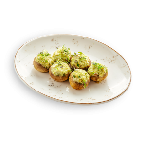 Шампиньоны фаршированные курицей Ресторан-клуб Танцы